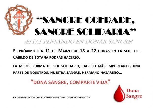 CAMPAÑA SOLIDARIA DE DONACION DE SANGRE PROMOVIDA POR EL ILUSTRE CABILDO CAMPAÑA SOLIDARIA DE DONACION DE SANGRE PROMOVIDA POR EL ILUSTRE CABILDO